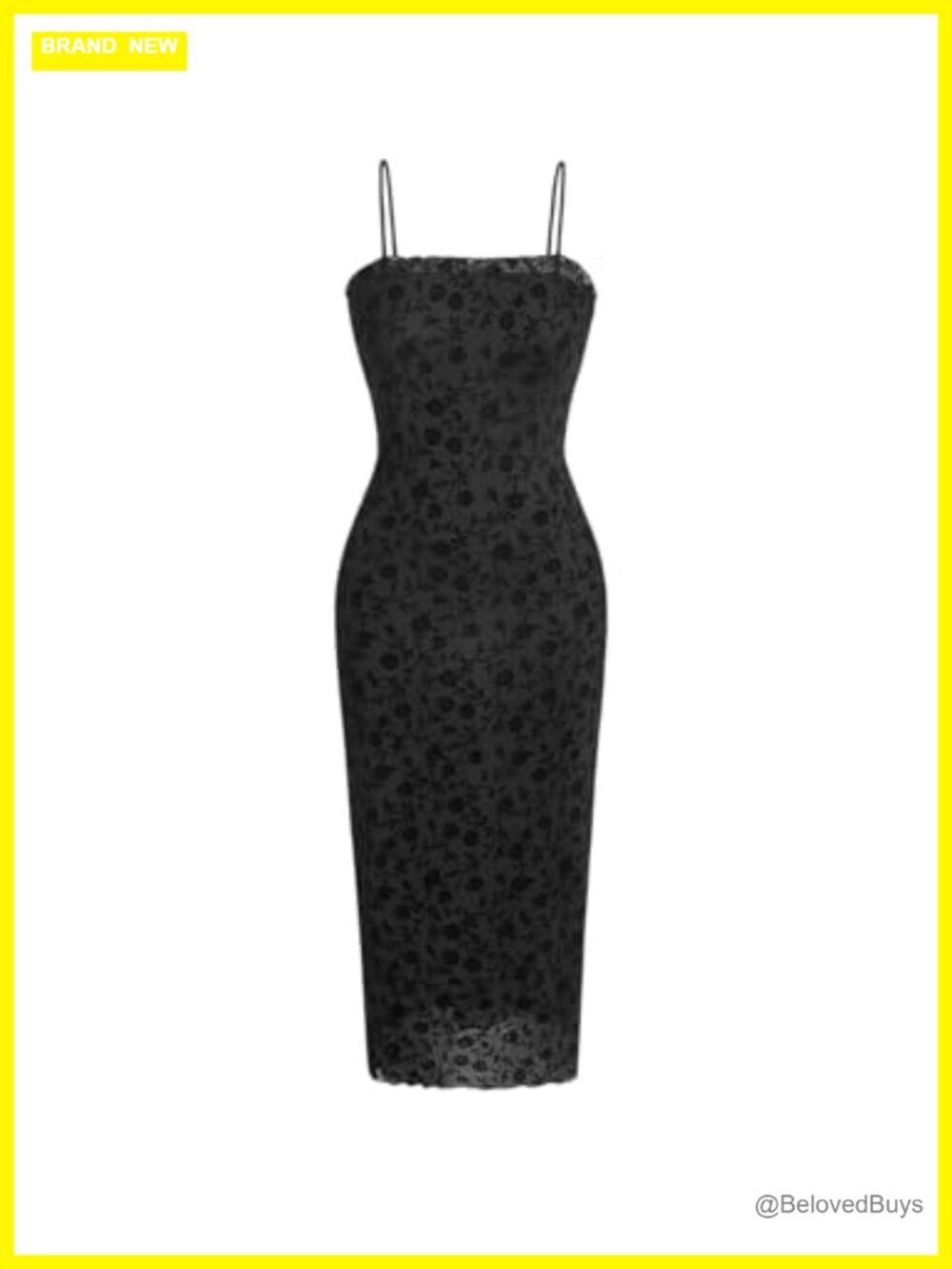 Y2K Goth Bodycon Cami Dress Mesh Overlay Open Back Party Dress